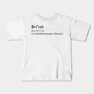 Bri'ish Wiki Entry Kids T-Shirt